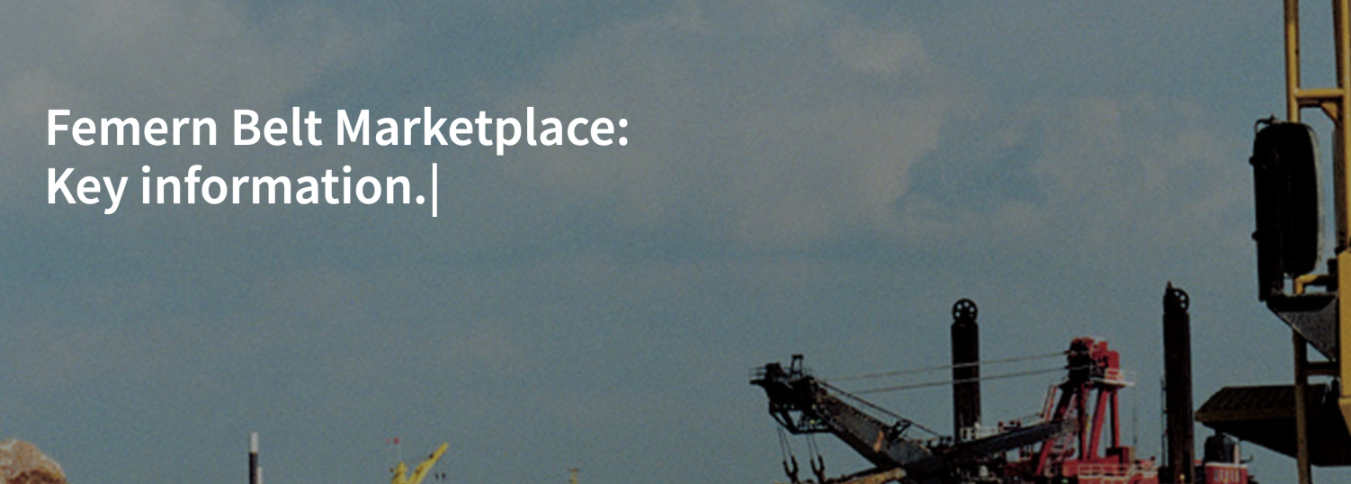 Femern Belt Marketplace forside